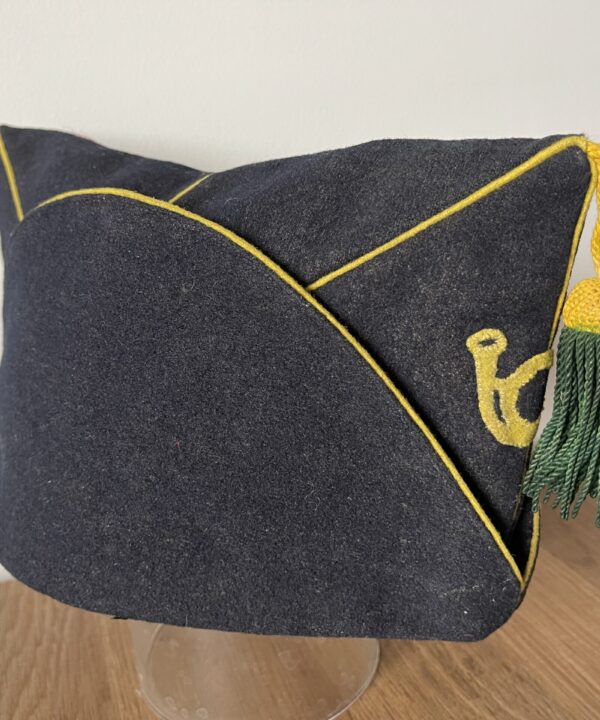 Bonnet de police troupe CHASSEUR A PIED, modèle 1860, Second Empire (1860-1870)