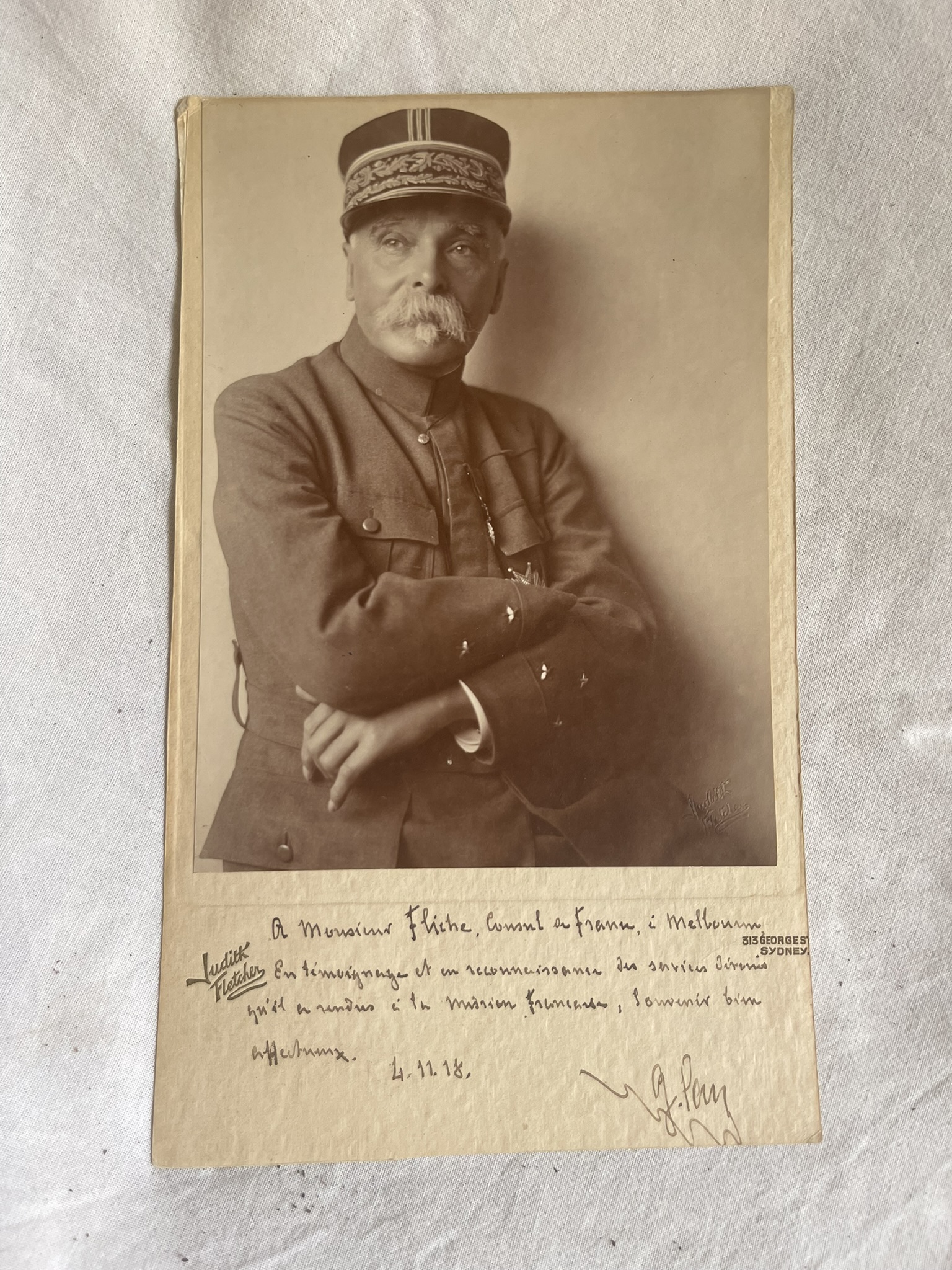 Photo de Paul PAU, Général de Division en 1918