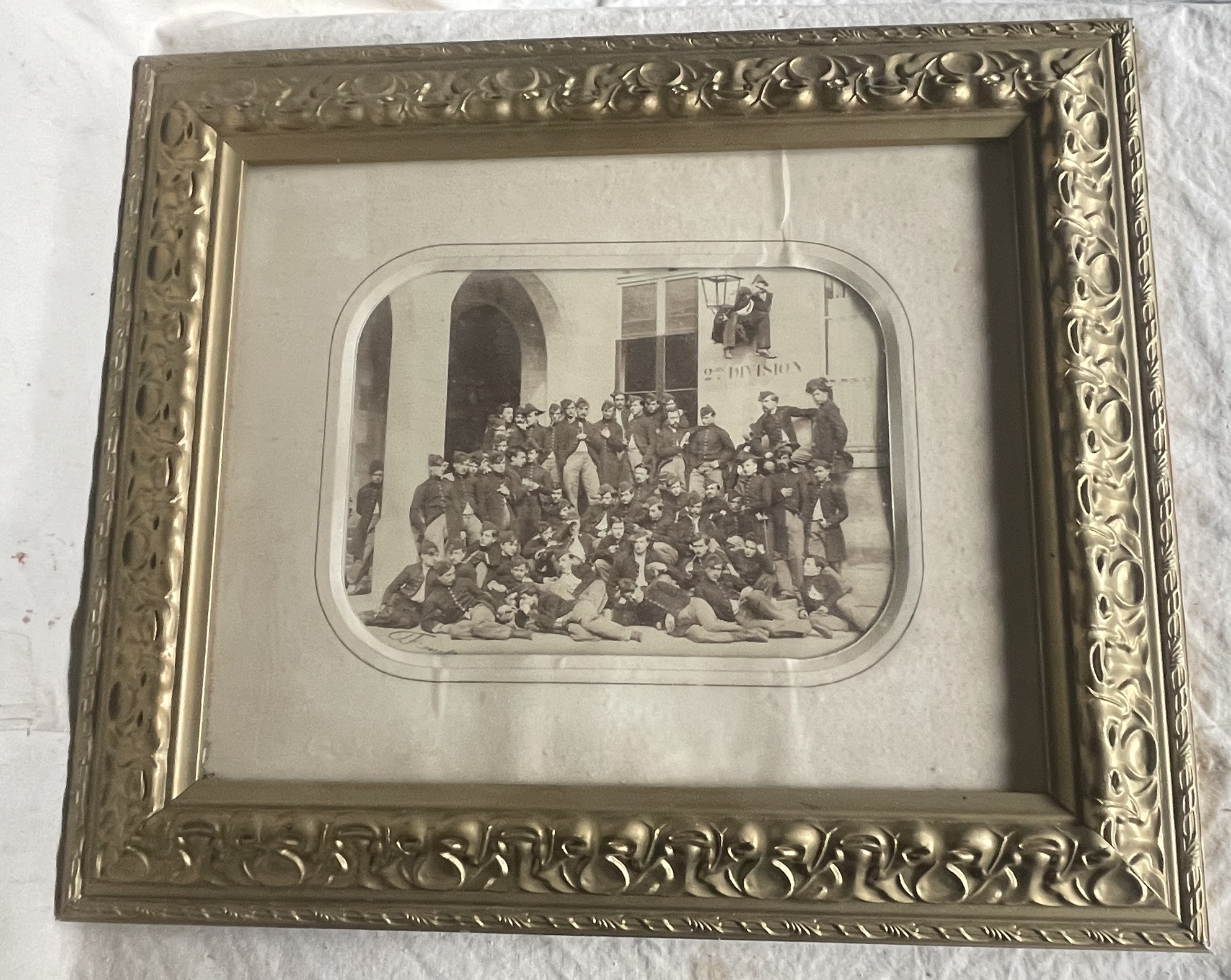 Grande photo albuminée, Second Empire