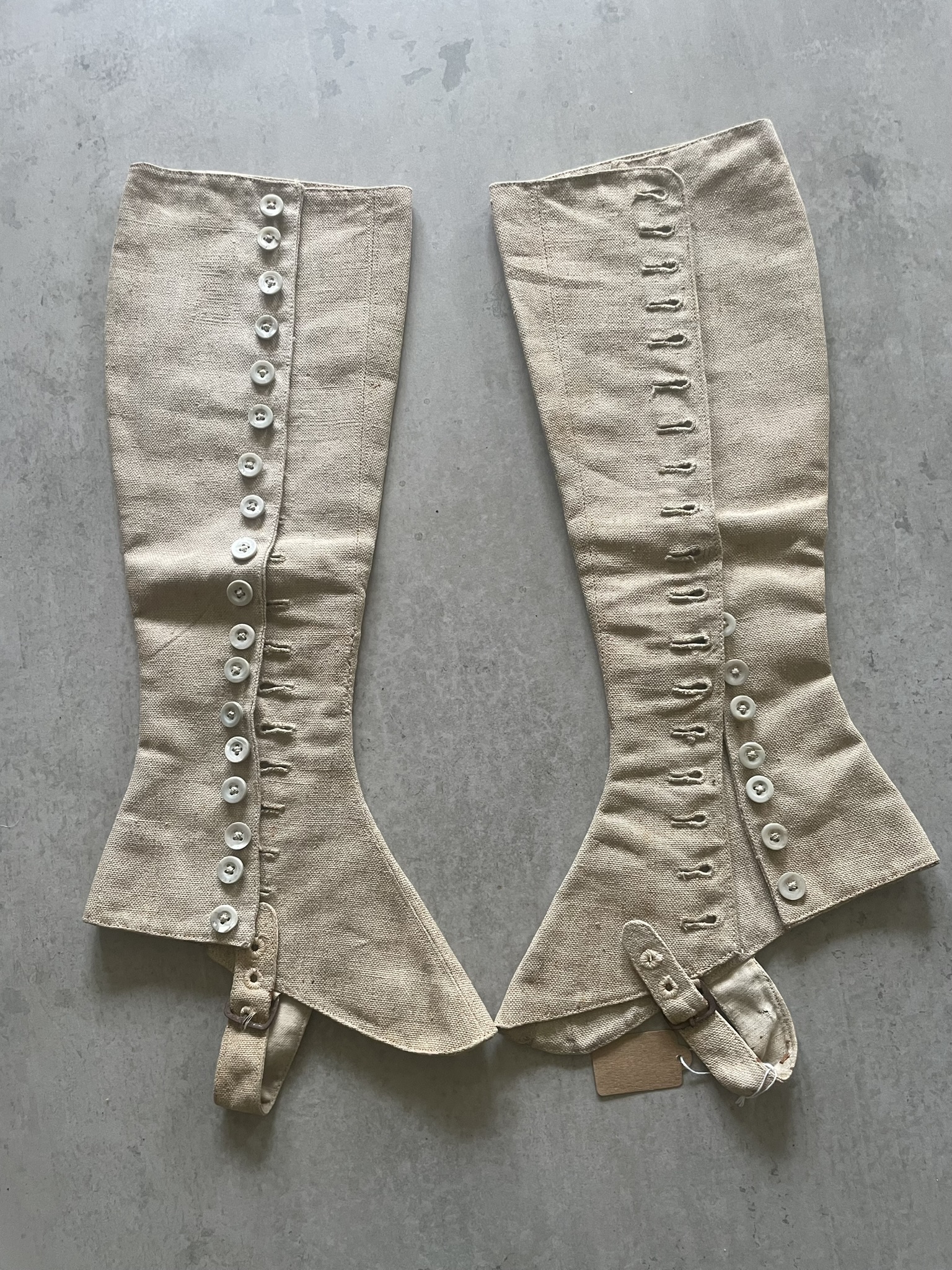 Paire de longues guêtres d'infanterie