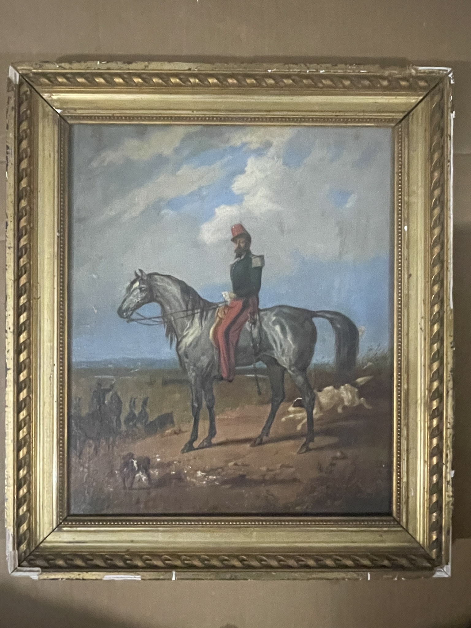 Officier de chasseur à cheval vers 1840/50 Algérie