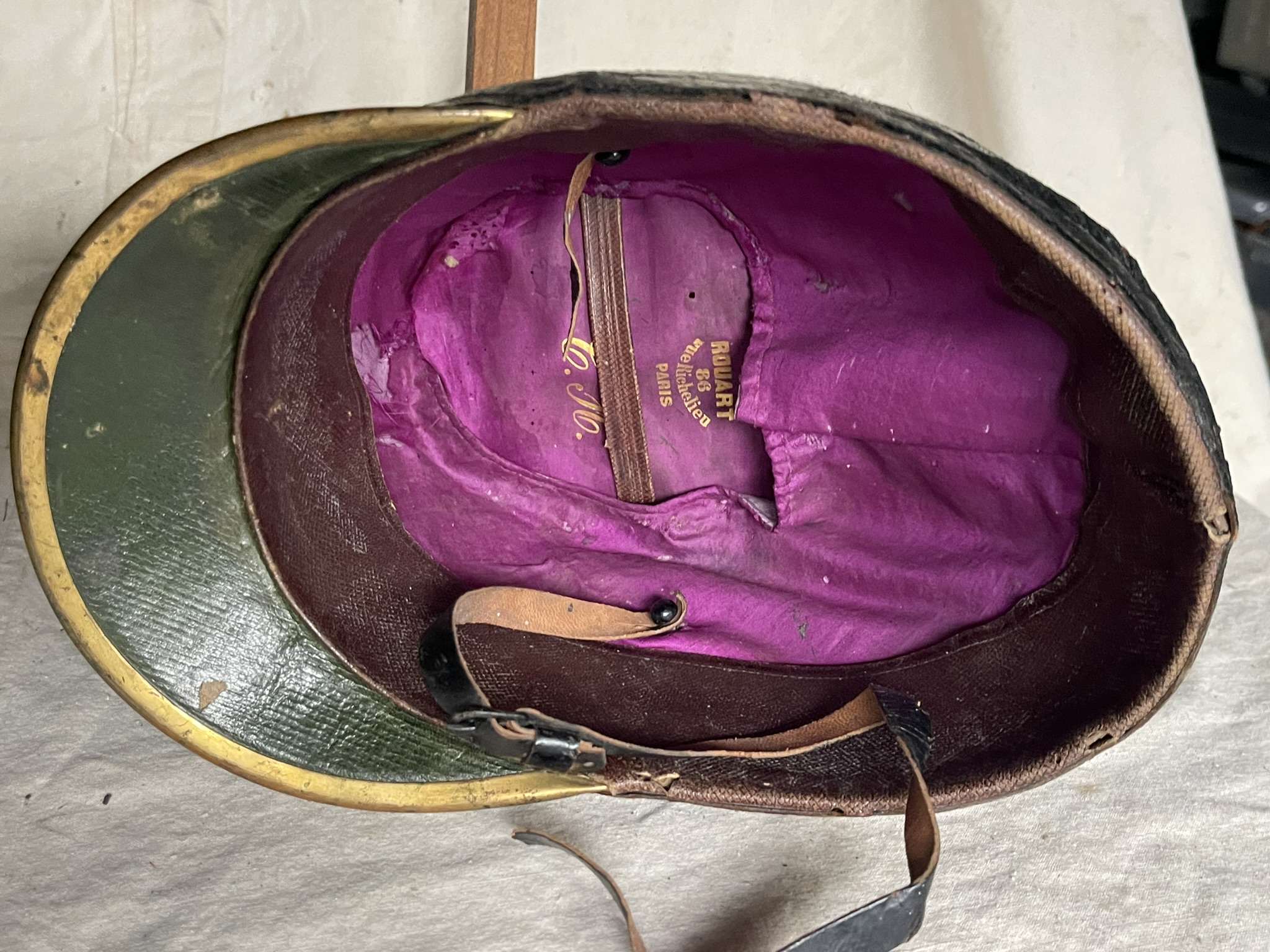 Shako modèle 1884 d'officier de l'Ecole de Cavalerie – Image 4