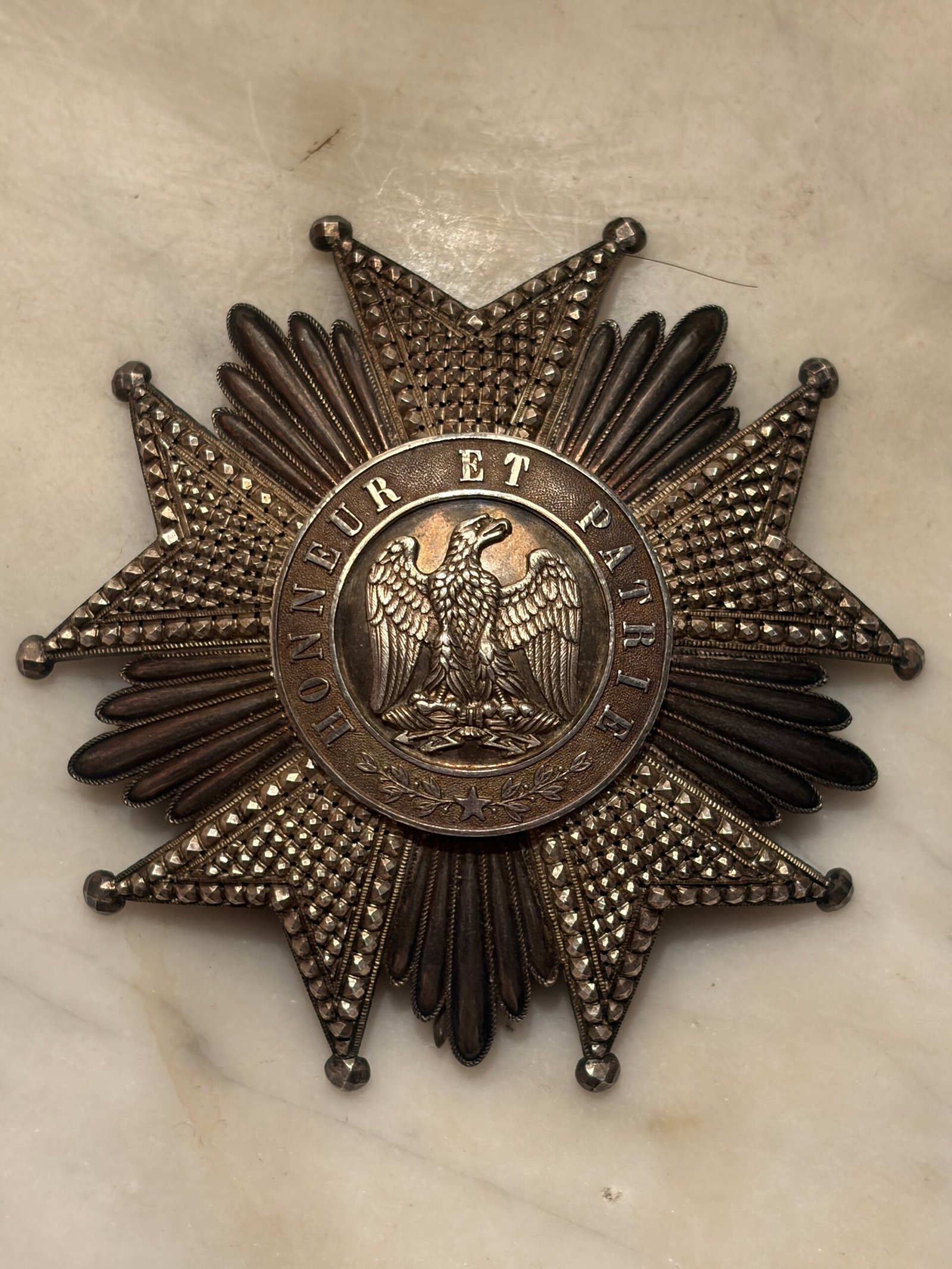 FRANCE – SECOND EMPIRE  Plaque de grand-croix de la Légion d’honneur