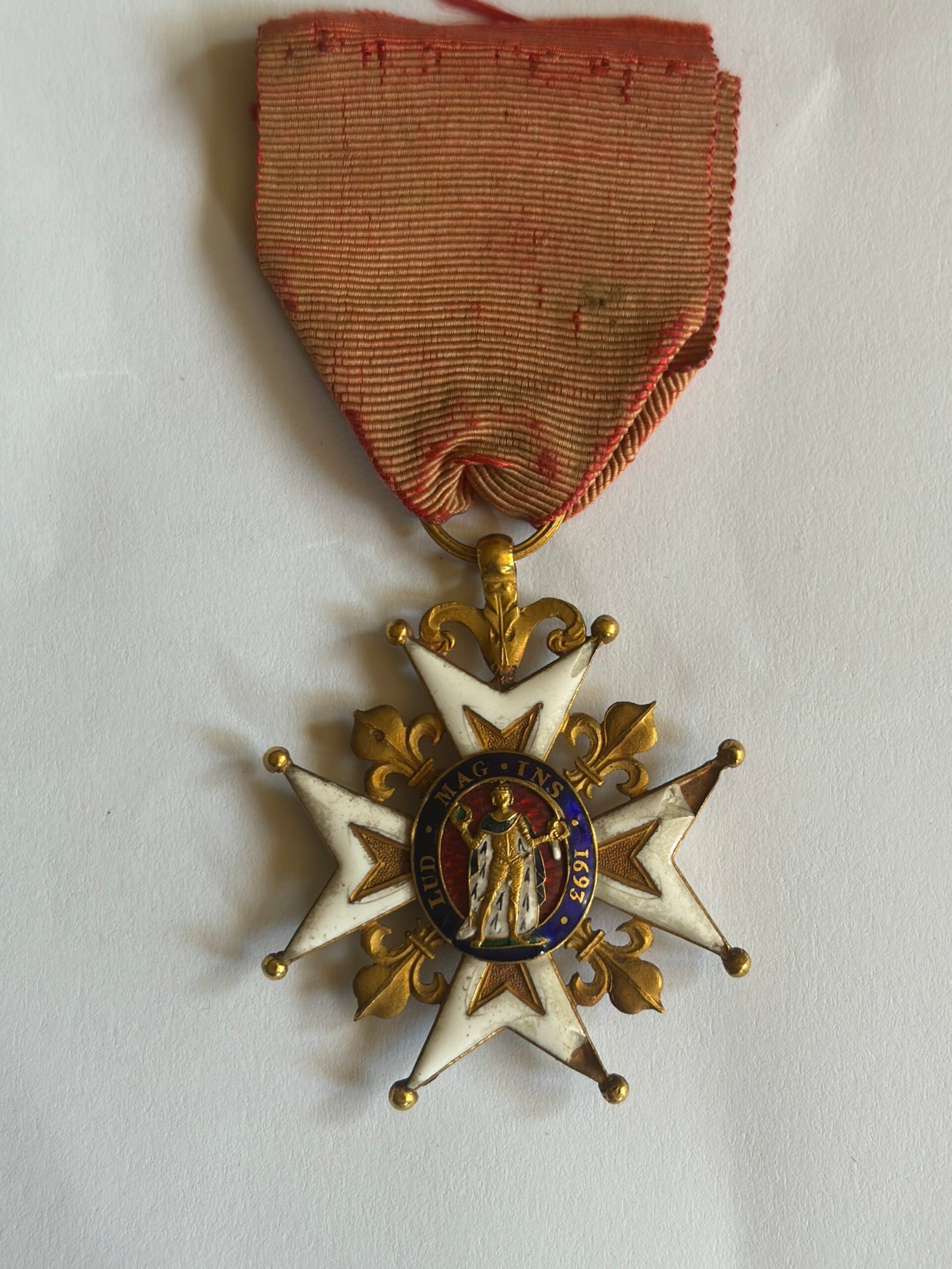 Croix de Chevalier de l'Ordre de Saint-Louis – Or – Restauration (1814-1830)